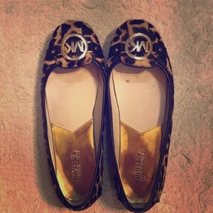 Michael Kora Fulton Moc Leopard Flat